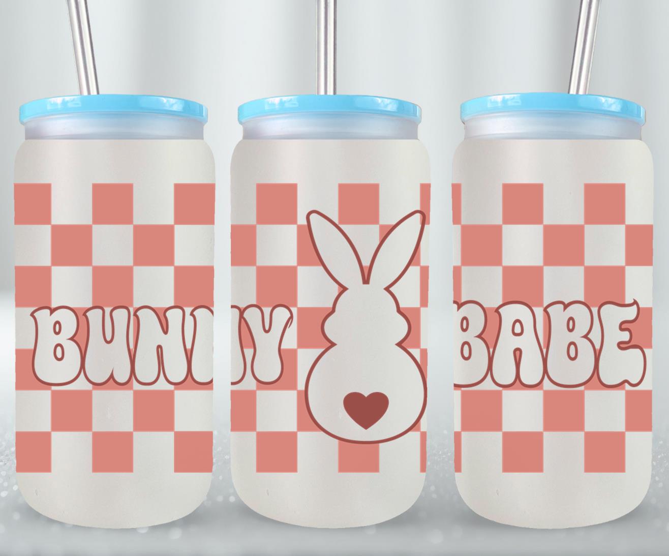 Bunny Babe-10453 - glass can