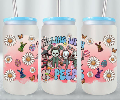 Easter Horror Killer-10336 - glass can