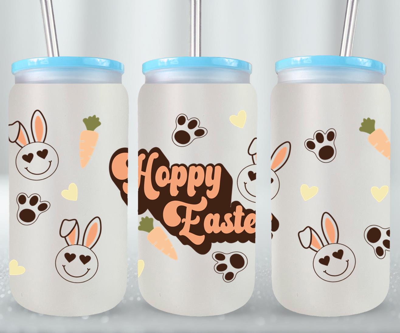 Hoppy Easter-10459 - glass can
