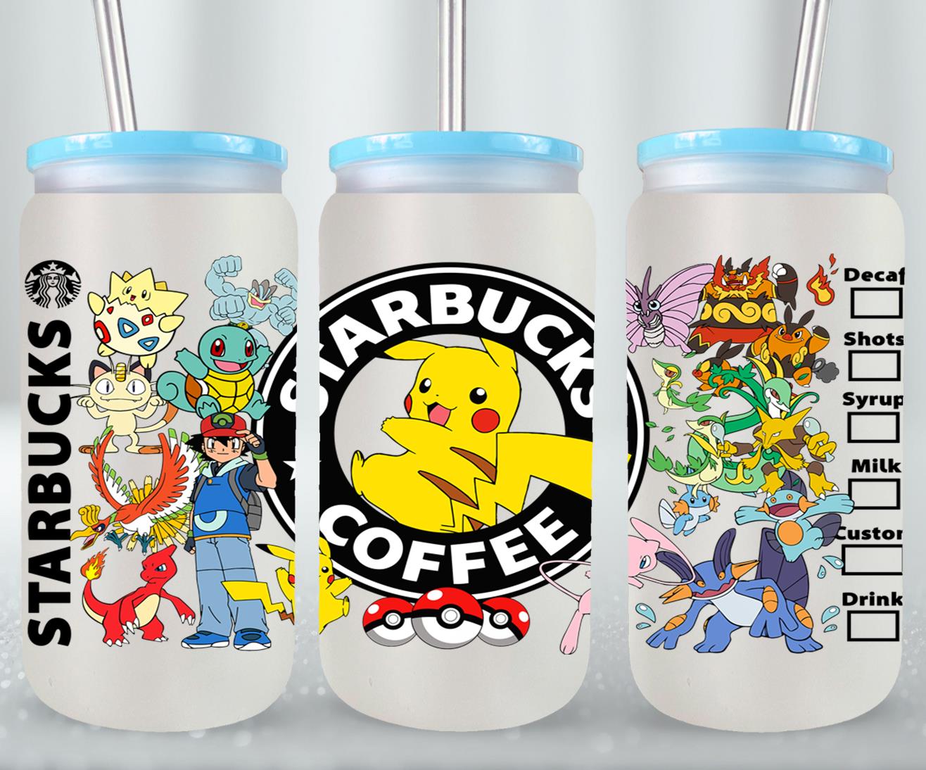 Pokemon - glass can