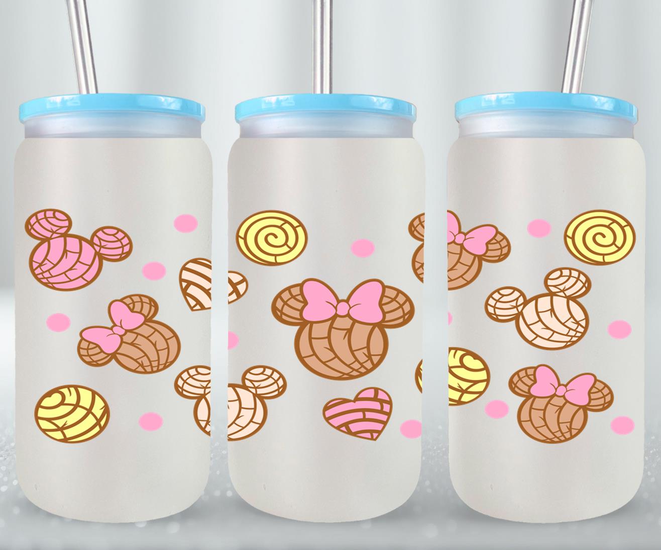 Concha Mousy Girl-10099 - glass can