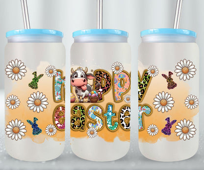 Cow Easter Day-10314 - glass can