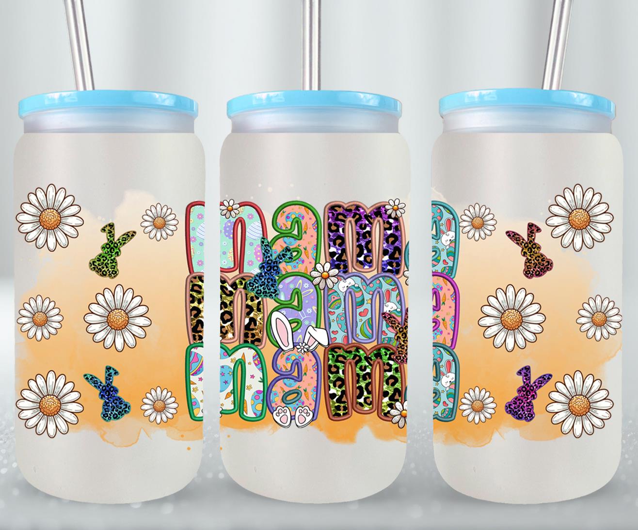 Mama Easter Day-10434 - glass can