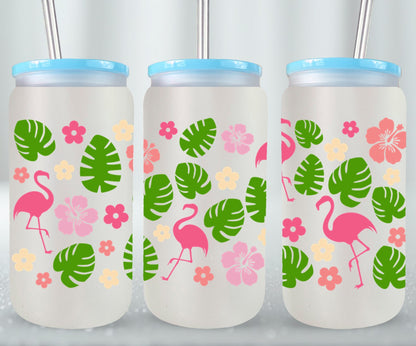 Flamingos-10680 - glass can