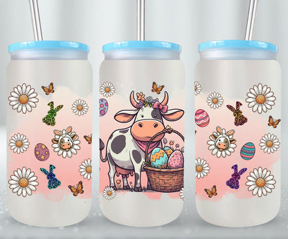 Cow Easter Day-10290 - glass can