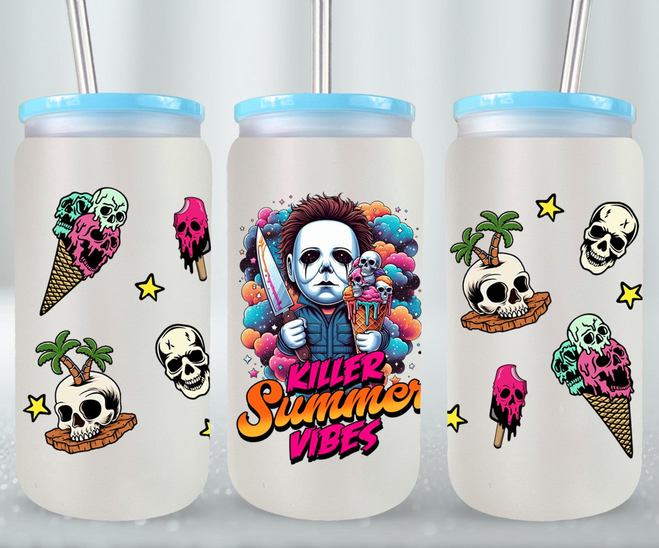 Summer Killer Vibes - glass can