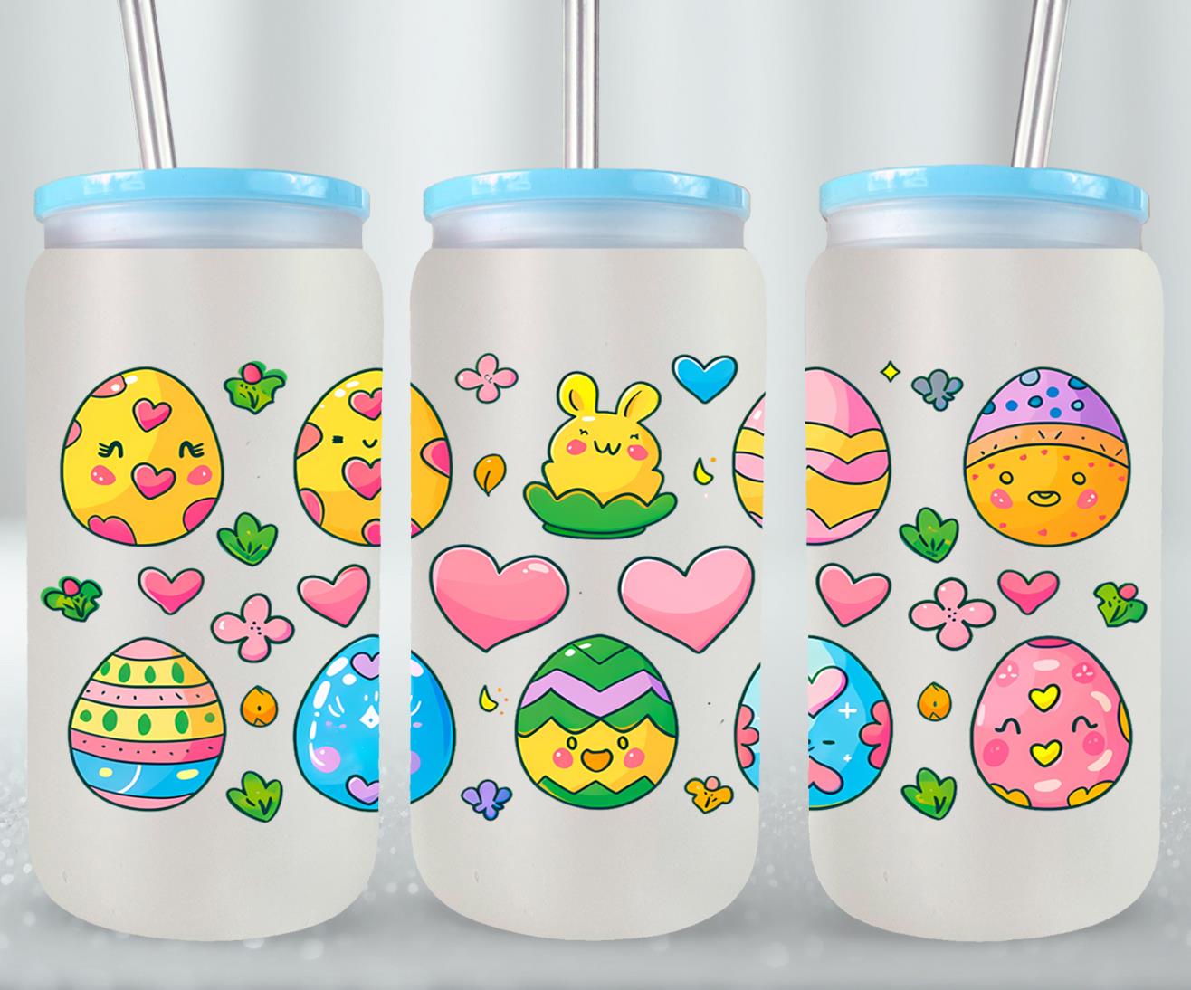 Easter Eggs-10325 - glass can