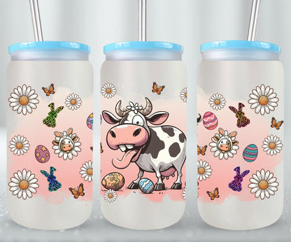 Cow Easter Day-10312 - glass can