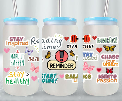 Reminder - glass can