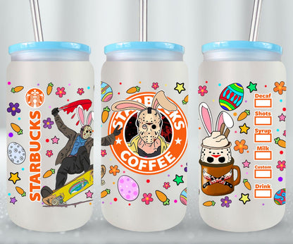 Easter Jason Voorhees-10337 - glass can