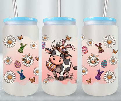 Cow Easter Day-10291 - glass can