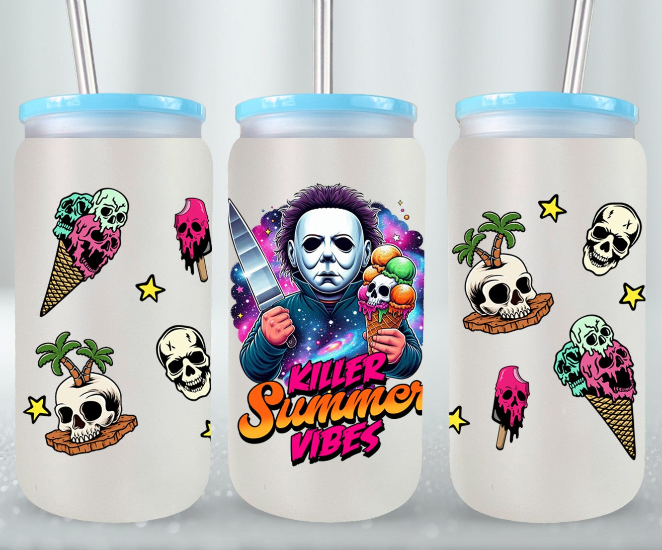 Summer Killer Vibes - glass can