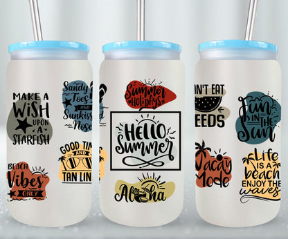 Summer Qoutes-10688 - glass can