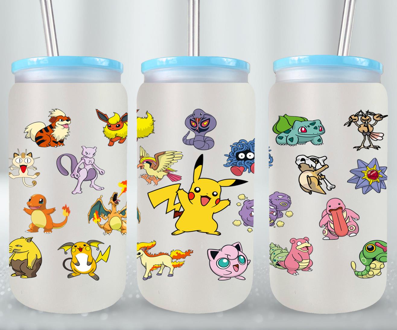 Pokemon - glass can