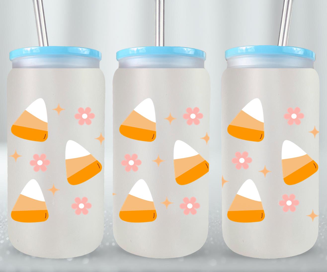 Candy Corn-10466 - glass can