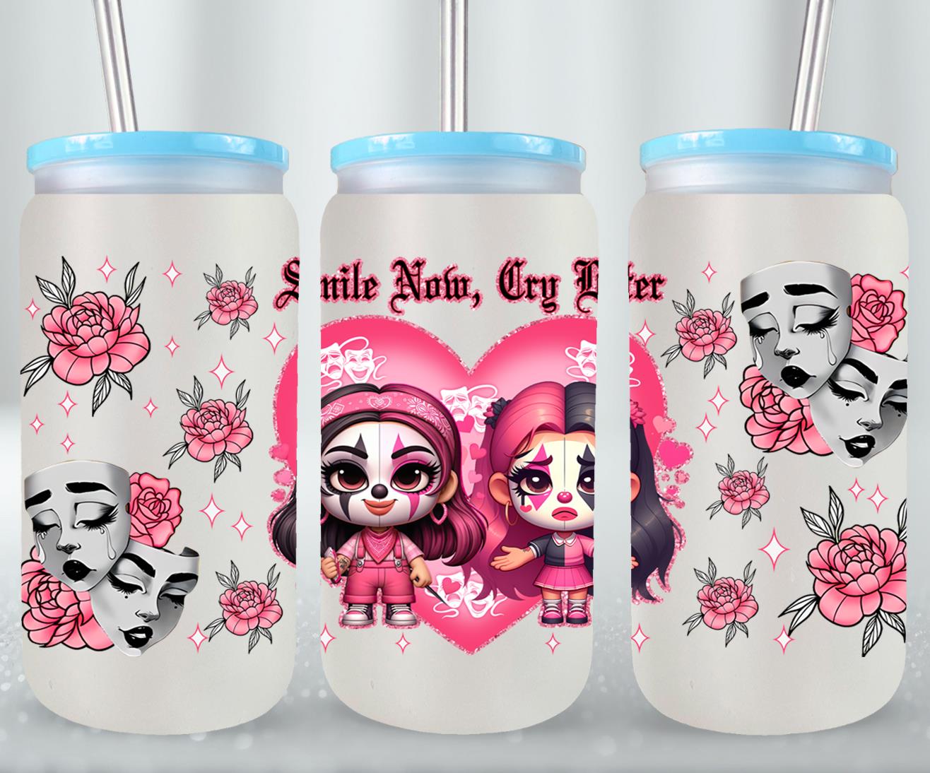 Smile Now Cry Later-10175 - glass can