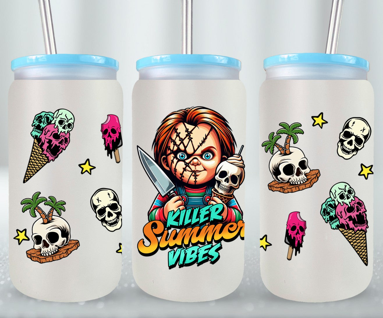 Killer Summer Vibes-10694 - glass can