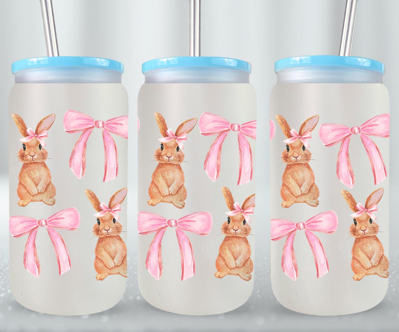 Coquette Bunnies-10247 - glass can