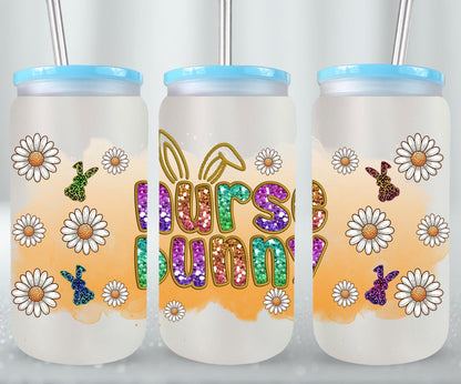 Nurse Bunny-10440 - glass can