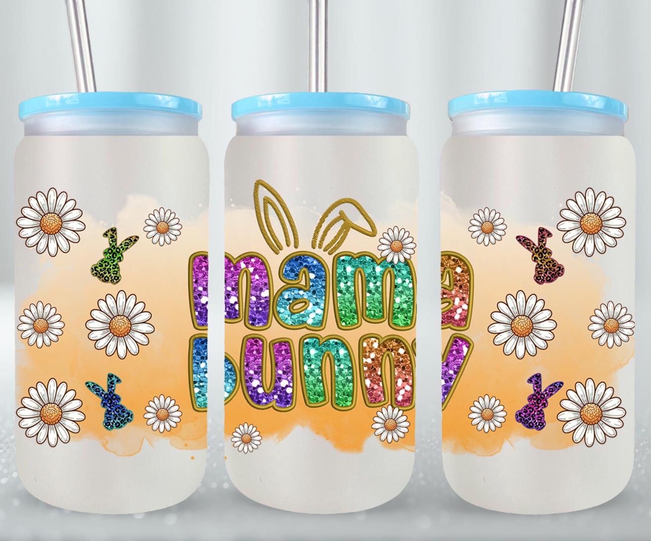 Mama Bunny-10429 - glass can