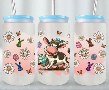 Cow Easter Day-10310 - glass can