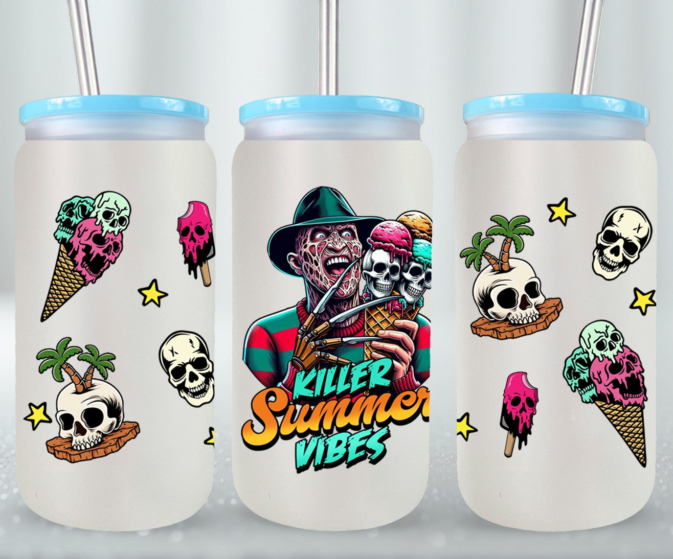 Killer Summer Vibes-10701 - glass can