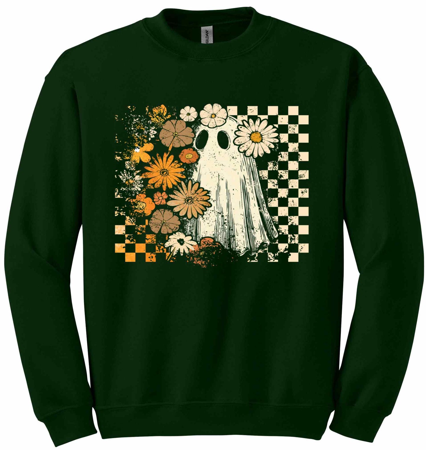 Ghost Trick or Treat Pink - sweatshirt