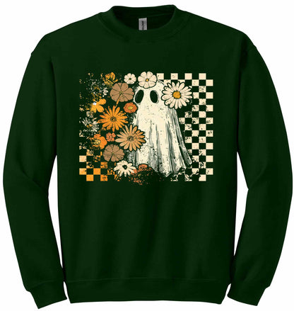 Ghost Trick or Treat Pink - sweatshirt