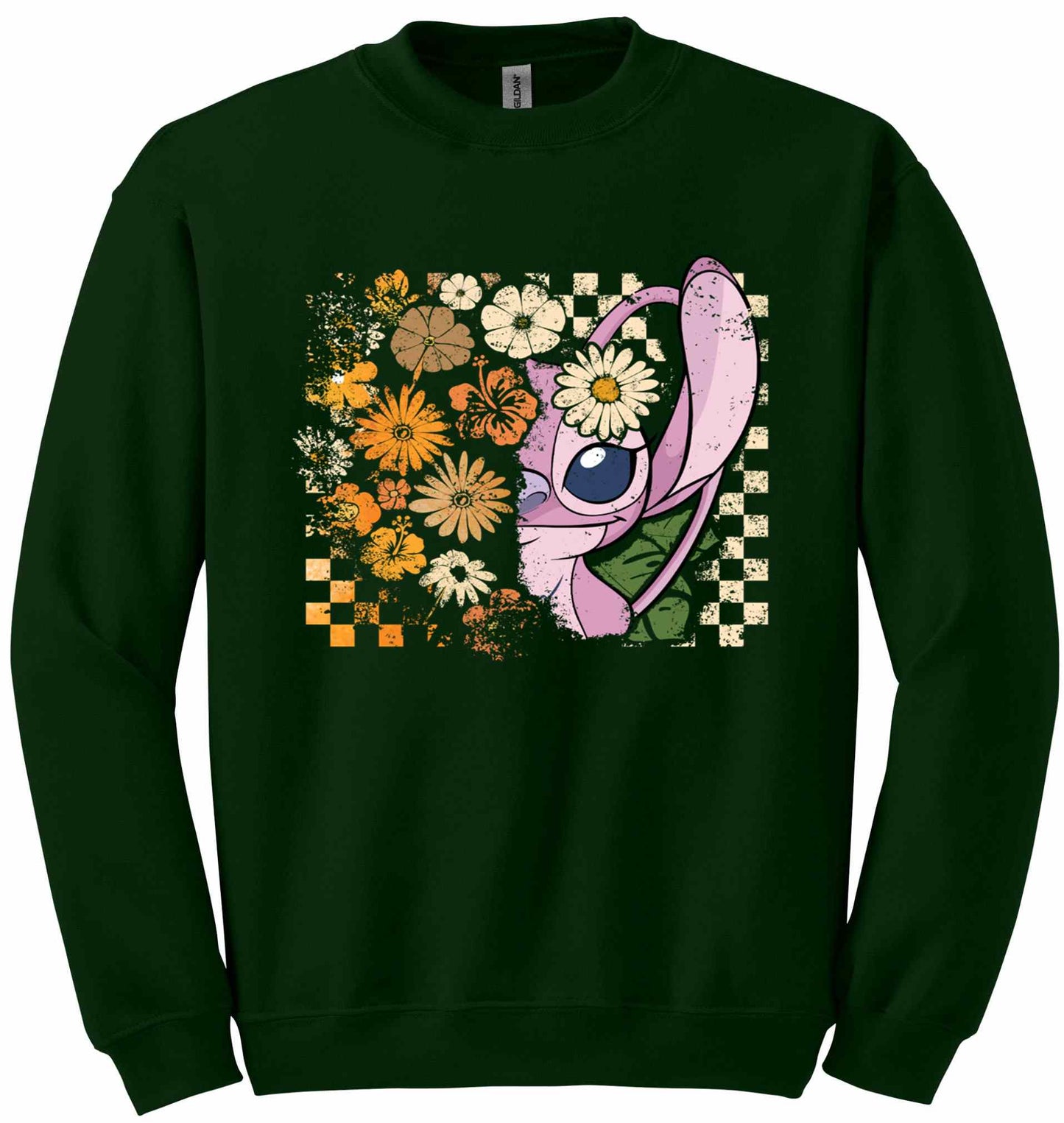 Trick or Treat Pink Alien-11071 - sweatshirt