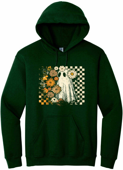 Ghost Trick or Treat Pink - hoodie