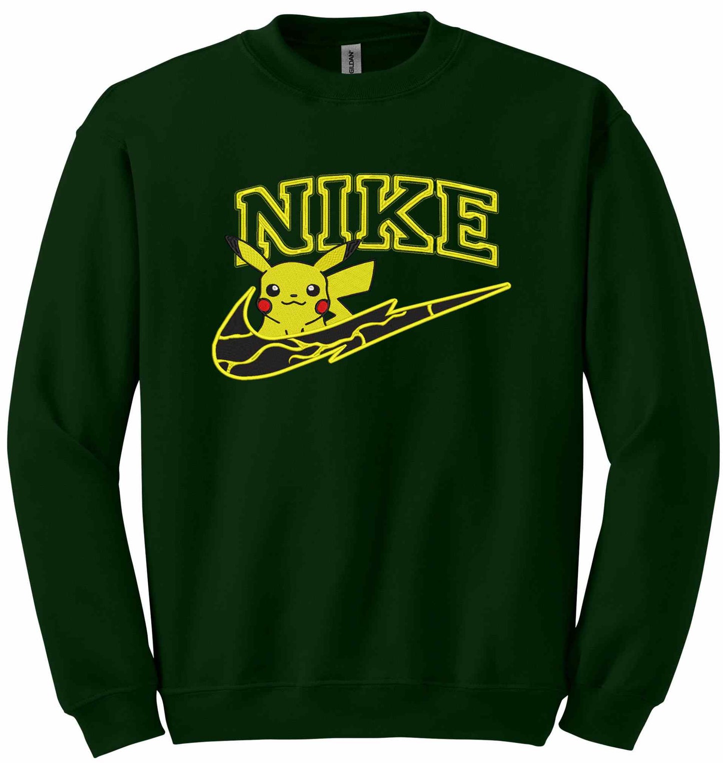 Pikachu Embroidered Logo-10776 - sweatshirt