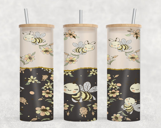 Bee-10563 - glass can