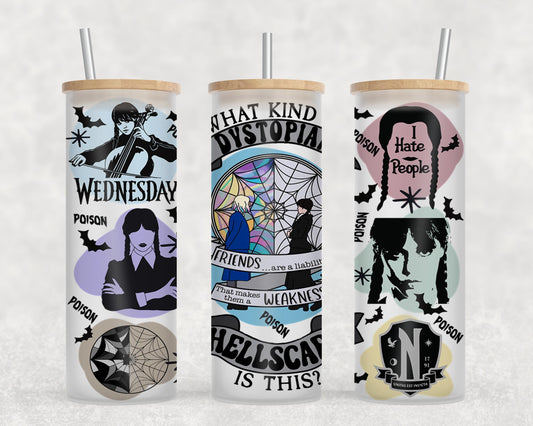 Weird Girl-10549 - glass can