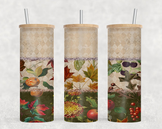 Autumn Leaves-10559 - glass can
