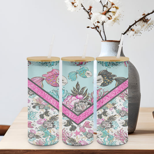 Fish Coral-10572 - glass can