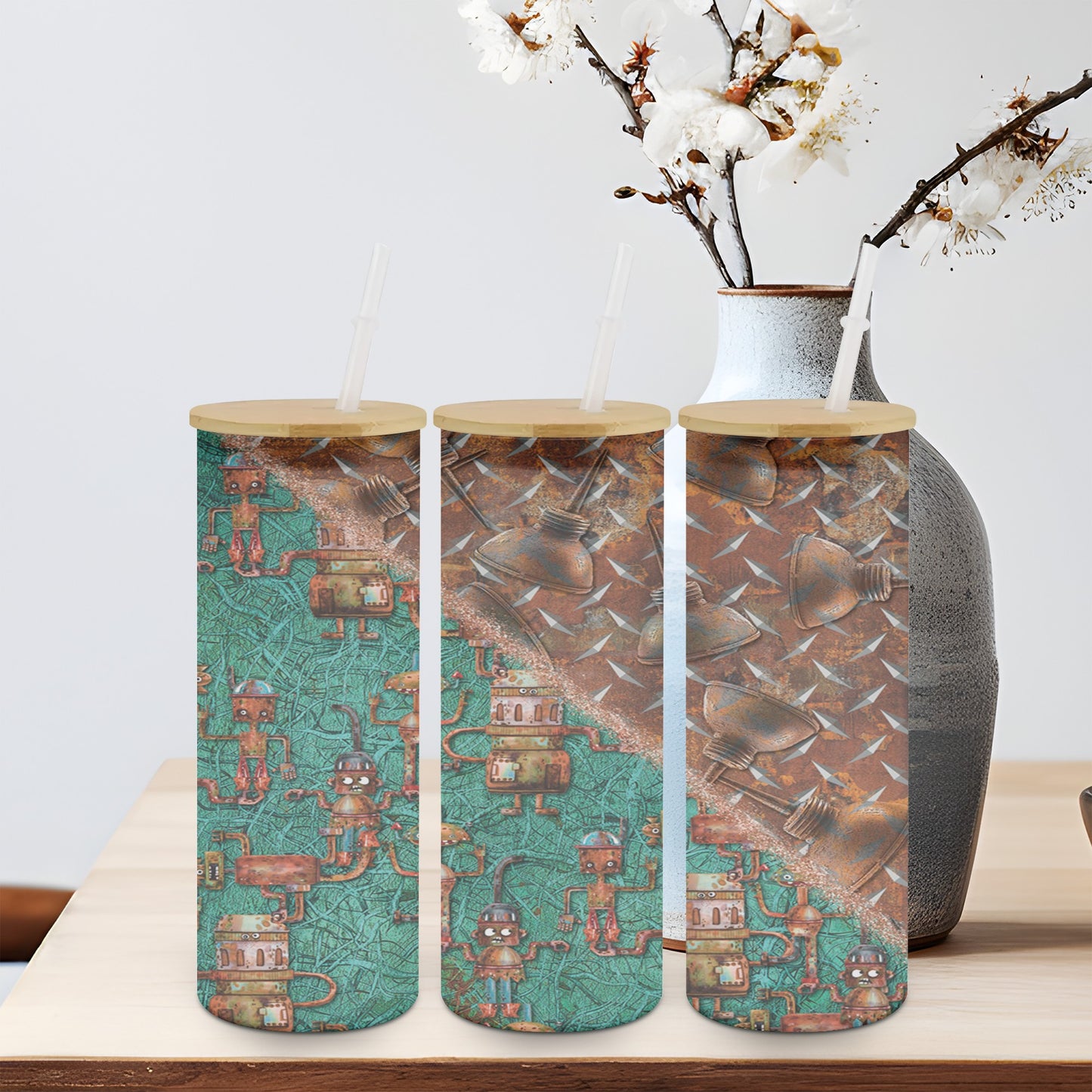 Robot Split-10608 - glass can