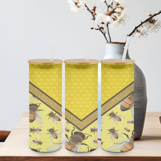 Vee Hive - glass can