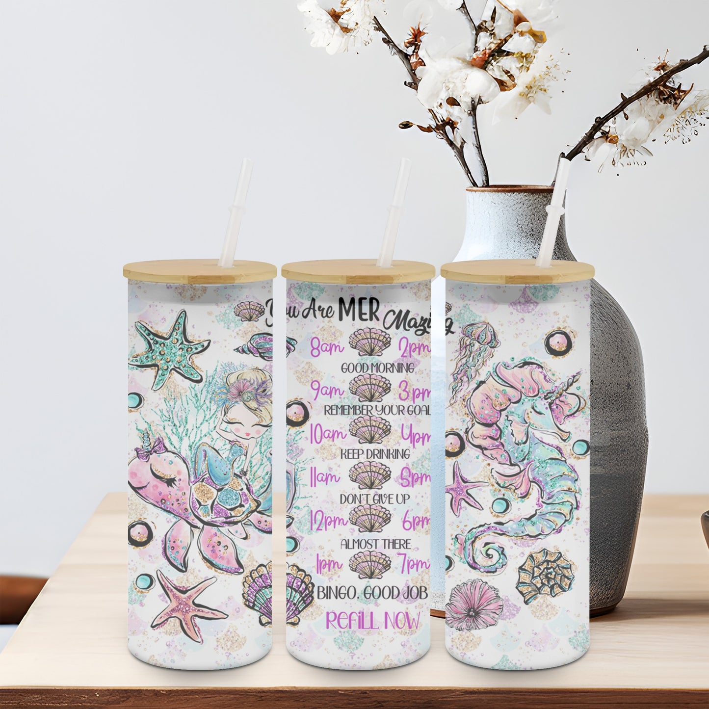 Mermaid Refill-10591 - glass can