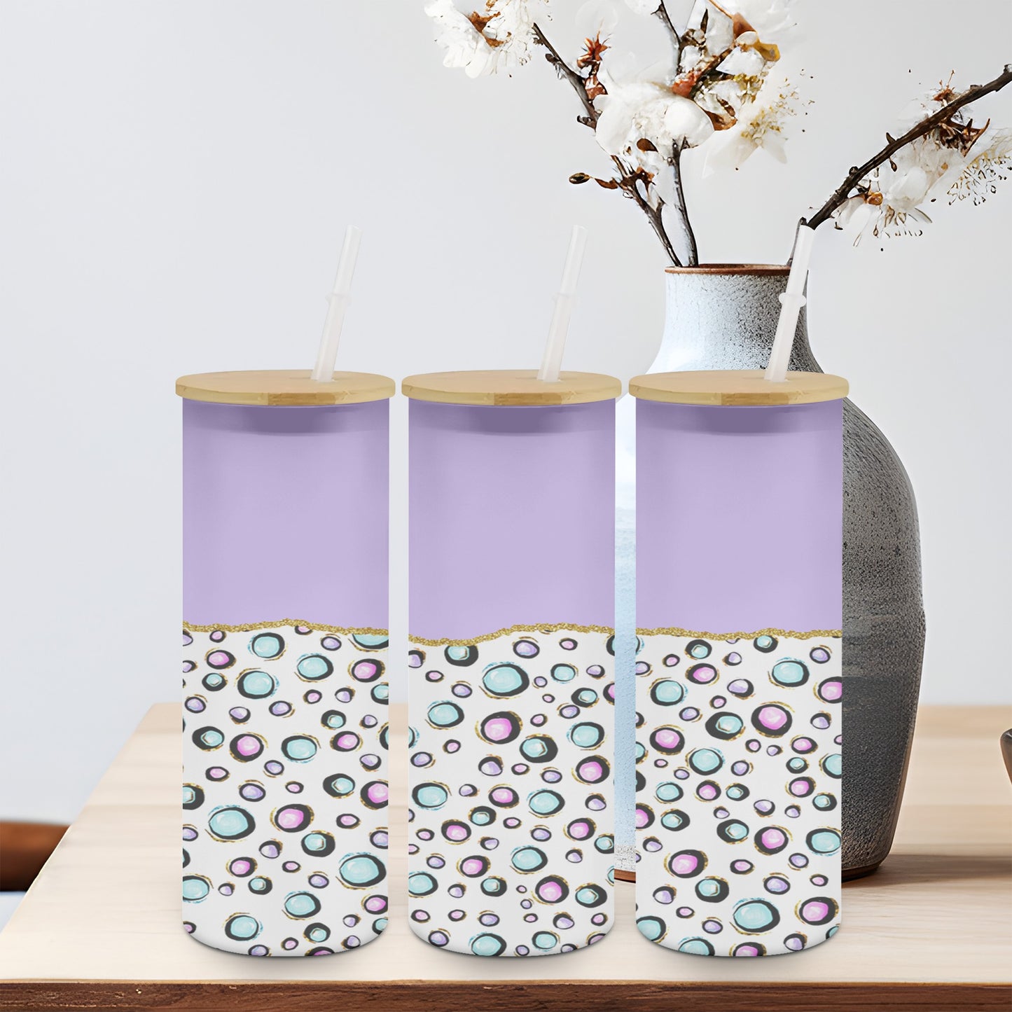 Purple Bubbles-10601 - glass can