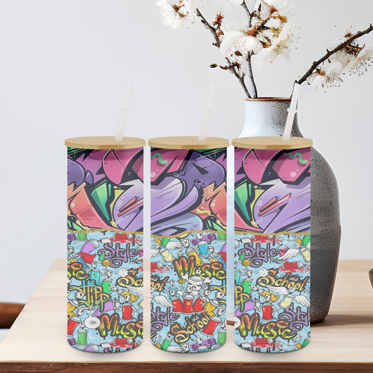 Graffitti-10584 - glass can