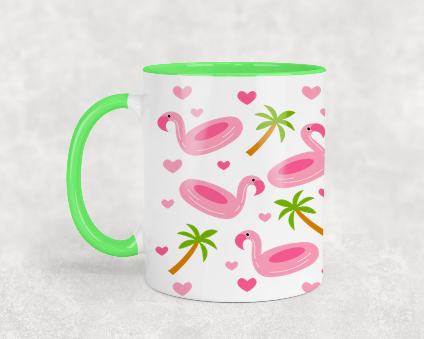 Cute Flamingo Hello Summer-10658 - mugs