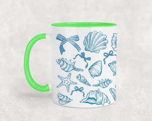 Coastal Sea Shells-10661 - mugs