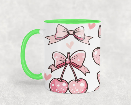 Pink Bow-9992 - mugs