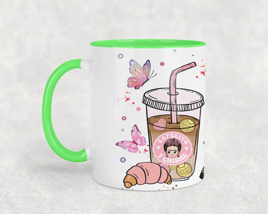 Cafecito y Chisme Mexican Girl-10047 - mugs