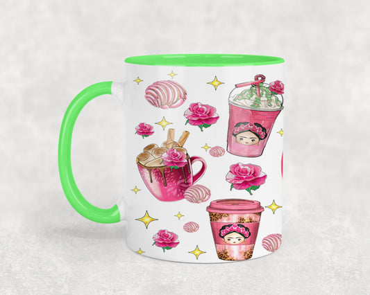 Cafecito y Chisme Mexican Girl-10058 - mugs