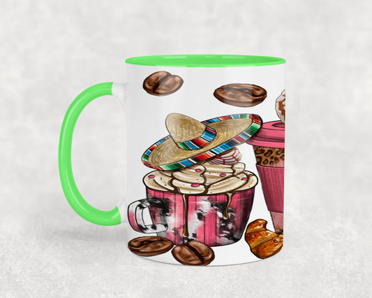 Cafecito y Chisme Mexican Girl-10059 - mugs