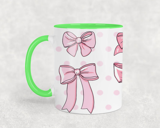 Pink Bow-9987 - mugs