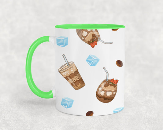 Fueled by Iced Coffee and Anxiety - mugs