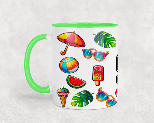 Summer Rainbow Flowers-10671 - mugs