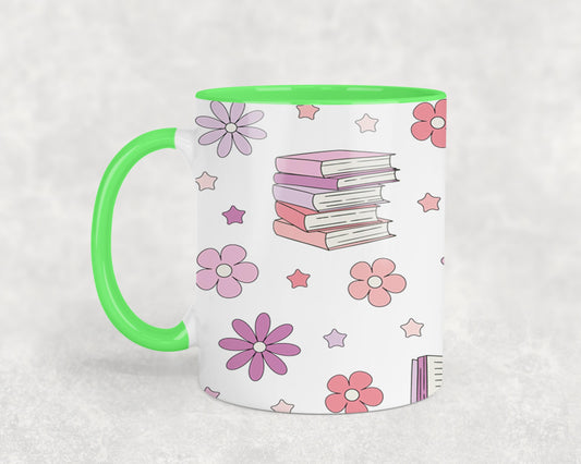 Books and Flowers 1-9971 - mugs